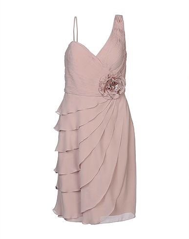 PASTORE COUTURE Midi dress Sand 100% Polyester