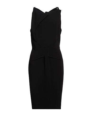 ROLAND MOURET Midi dress Black 50% Viscose, 48% Acetate, 2% Elastane