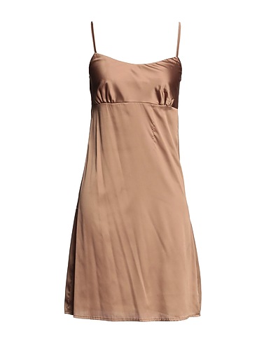 DIMORA Short dress Khaki 100% Polyester