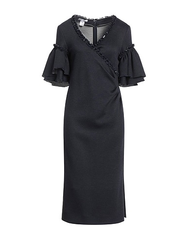 OSCAR DE LA RENTA Vestido de tubo Azul noche 93% Viscosa, 4% Poliamida, 3% Elastán