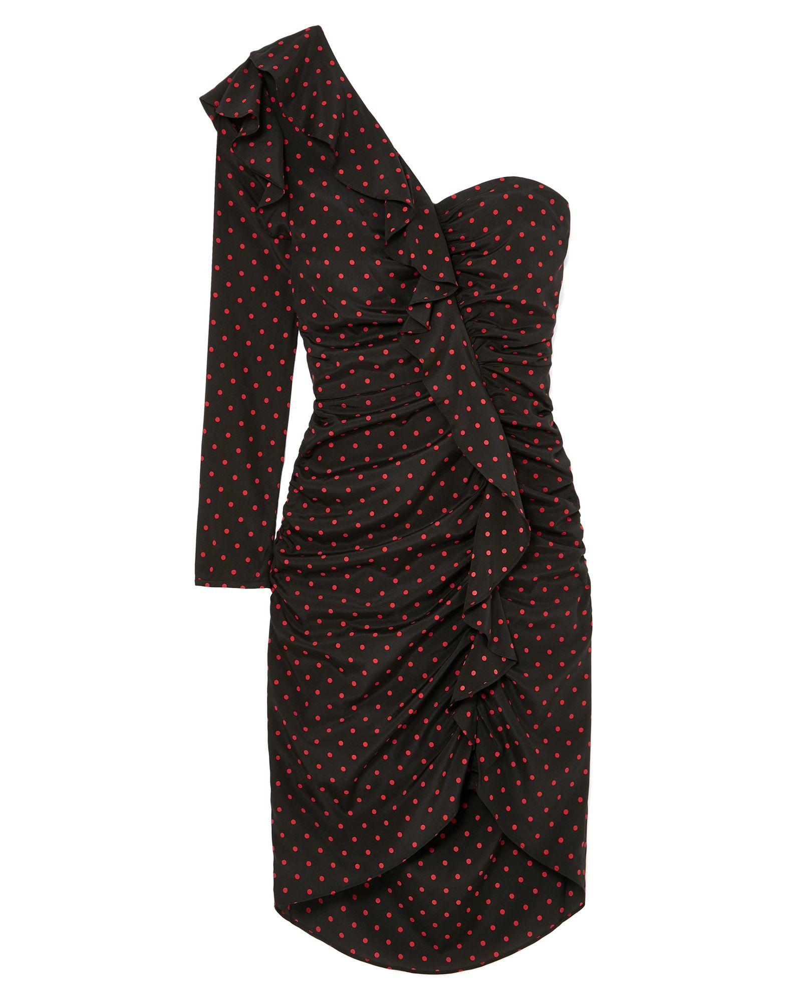 veronica beard polka dot dress