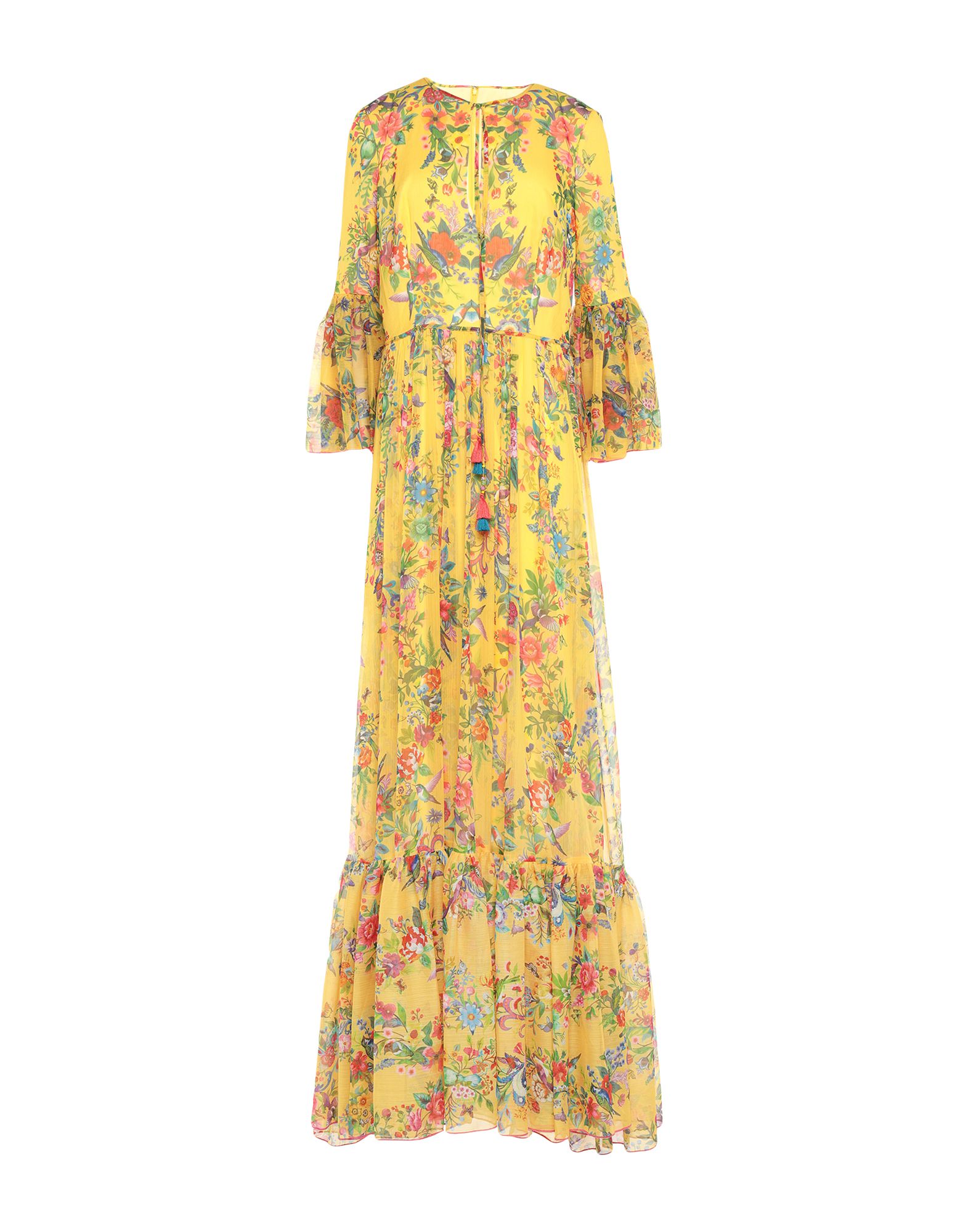 tadashi shoji yellow dress