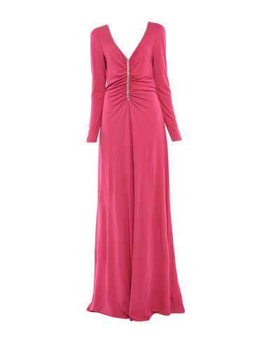 Shop Emilio Pucci Pucci Woman Maxi Dress Fuchsia Size 10 Viscose In Pink