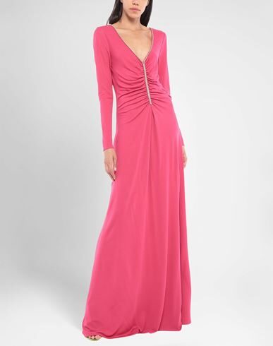 Shop Emilio Pucci Pucci Woman Maxi Dress Fuchsia Size 10 Viscose In Pink