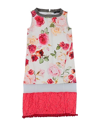 JAKIOO Dress Ivory 100% Polyester, Polyamide, Cotton