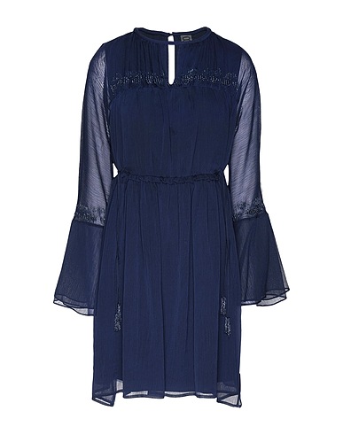 8 by YOOX Short dress Midnight blue 100% Polyester