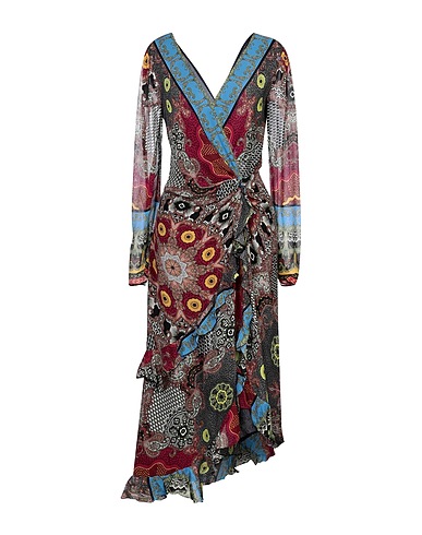 ETRO Midi dress Azure 100% Silk
