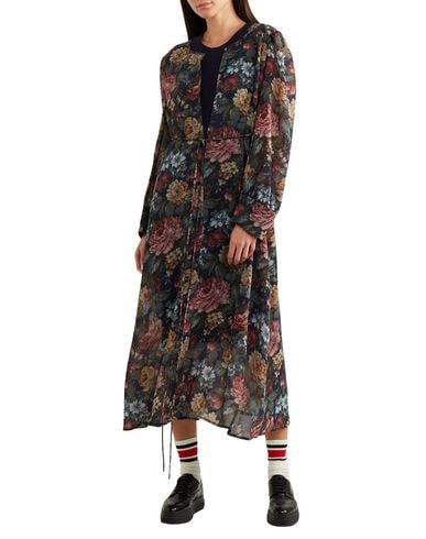 Junya Watanabe Midi Dresses In Blue