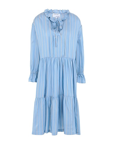 DESIGNERS REMIX Midi dress Sky blue 35% Tencel™, 35% Rayon, 30% Viscose