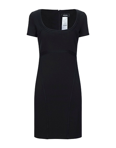 DSQUARED2 Sheath dress Black 67% Viscose, 28% Polyamide, 5% Elastane, Wool, Acrylic