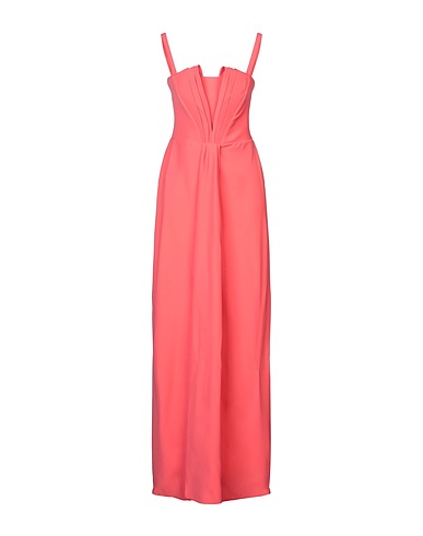 EMPORIO ARMANI Long dress Coral 100% Polyester