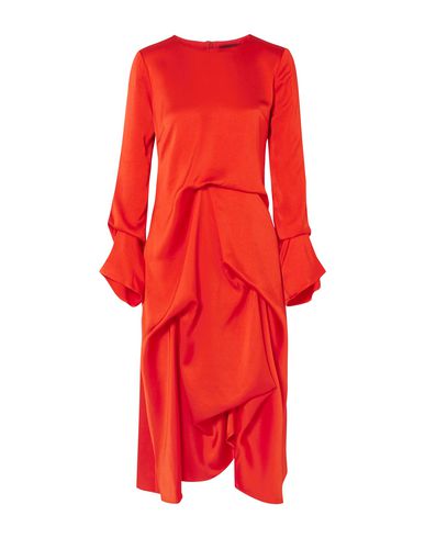 Shop Sies Marjan Woman Midi Dress Red Size 6 Viscose, Acetate