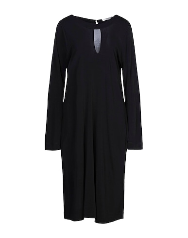 ALPHA STUDIO Midi dress Black 100% Viscose