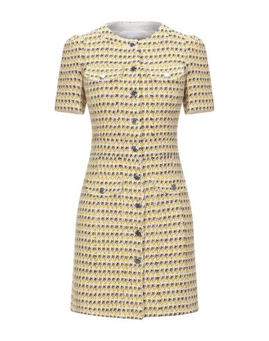 Maje Short Dress In Yellow