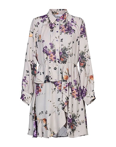 ANNARITA N TWENTY 4H Shirt dress Grey 100% Polyester