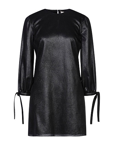 SAINT LAURENT Short dress Black 83% Silk, 17% Polyester