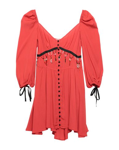 Giacobino Bead Embellished Dress In Coral