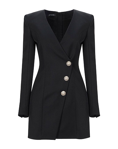 BALMAIN Blazer dress Black 100% Virgin Wool