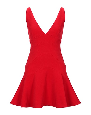 DSQUARED2 Vestito corto Rosso 66% Poliestere, 30% Viscosa, 4% Elastan