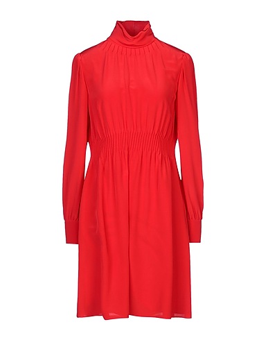 VALENTINO GARAVANI シルクドレス レッド シルク 100%