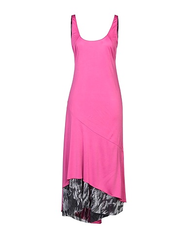 PATRIZIA PEPE Midi dress Fuchsia 65% Acetate, 35% Polyamide, Polyester, Elastane