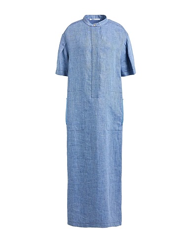 AGNONA Long dress Blue 100% Linen