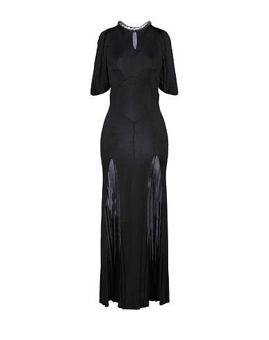 THE ATTICO Long dress Black 100% Viscose