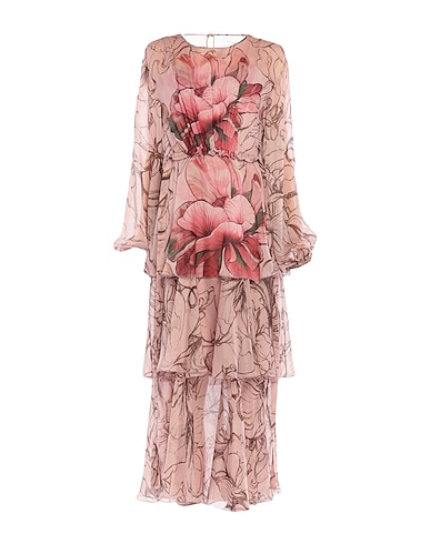 ALBERTA FERRETTI Long dress Blush 100% Silk