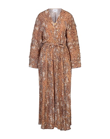 NANUSHKA Long dress Sand 95% Viscose, 5% Elastane