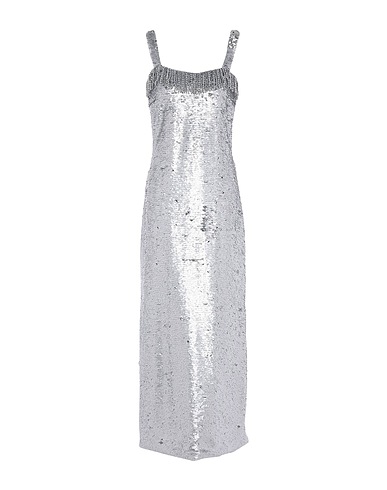 VIVETTA Long dress Silver 100% Polyester