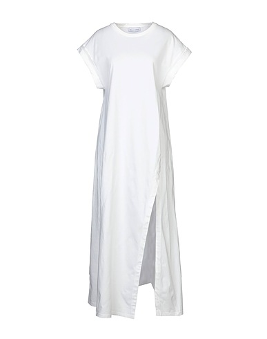WEILI ZHENG Long dress White 100% Cotton