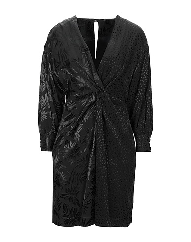 ANNARITA N Short dress Black 100% Viscose