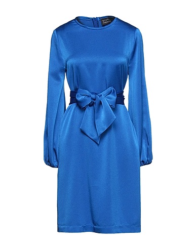 GIANLUCA CAPANNOLO Short dress Bright blue 100% Polyester