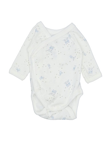 PETIT BATEAU Baby bodysuit White 100% Cotton