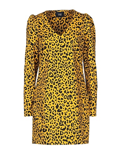CAVALLI CLASS Short dress Marigold 98% Cotton, 2% Elastane