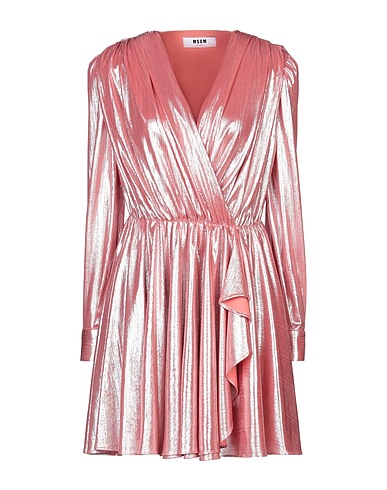 MSGM Vestito corto Rosa antico 96% Poliestere, 4% Elastan