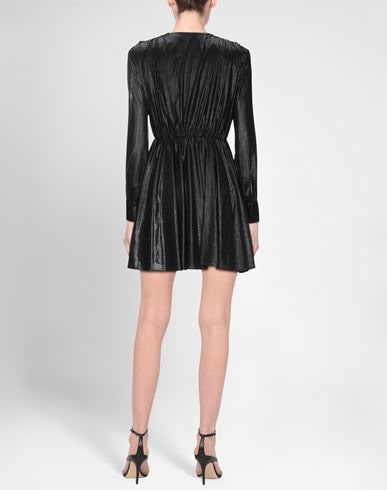 Msgm Short Dresses In Black