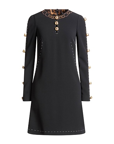 DOLCE&GABBANA Short dress 51% Viscose, 46% Acetate, 3% Elastane, Brass, Silk