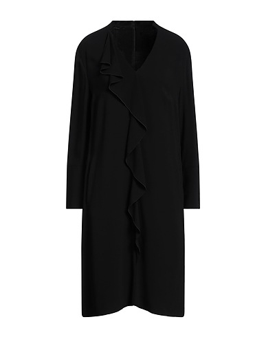 LES COPAINS Midi dress Black 97% Viscose, 3% Elastane