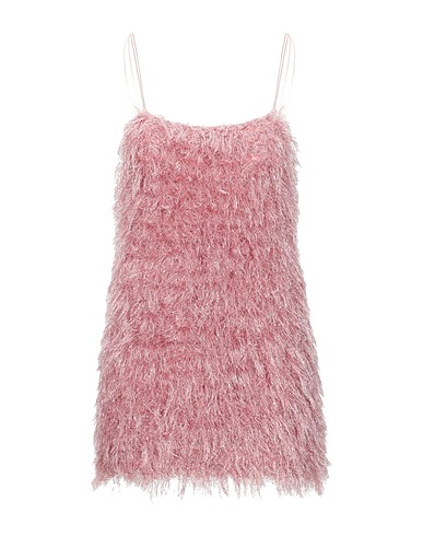 LANEUS Short dress Pink 54% Wool, 37% Mohair wool, 9% Polyamide