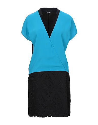 BYBLOS Sheath dress Black 95% Viscose, 5% Elastane