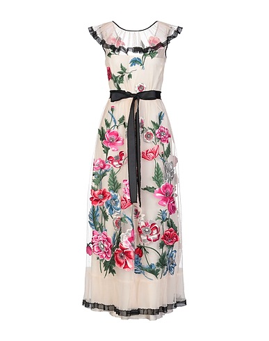 REDValentino Vestito lungo Beige 100% Poliammide, Poliestere