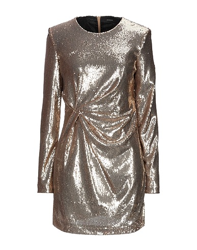 P.A.R.O.S.H. Sequin dress Gold 85% Polyester, 15% Polyamide