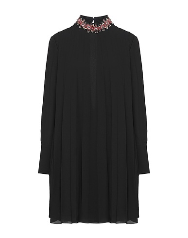 DONDUP Short dress Black 100% Polyester