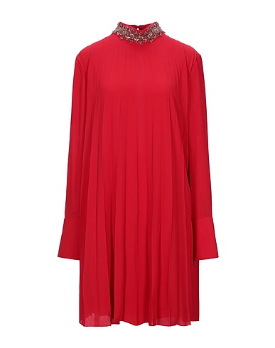 DONDUP Short dress Red 100% Polyester