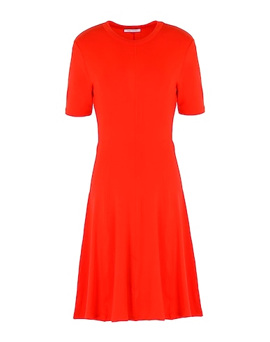 NINETY PERCENT Short dress Orange 96% Tencel®, 4% Elastane
