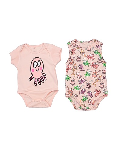 STELLA McCARTNEY KIDS Baby bodysuit Pink 95% Cotton, 5% Elastane