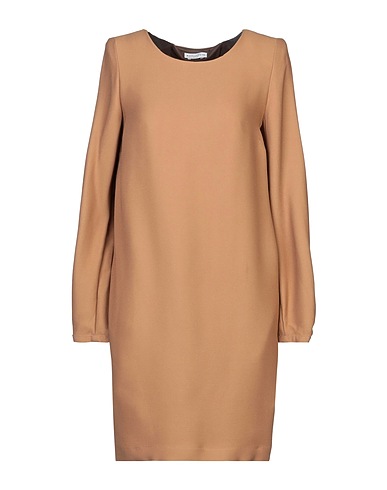 BALLANTYNE Short dress Camel 75% Viscose, 25% Acetate