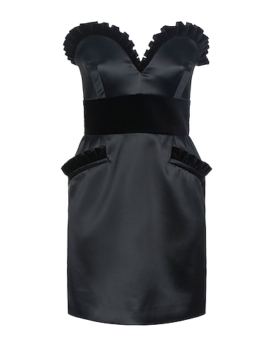 MOSCHINO Elegant dress Black 67% Acetate, 29% Polyamide, 4% Other Fibres, Cotton