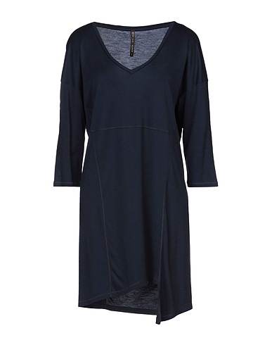 MANILA GRACE Short dress Midnight blue 100% Lyocell, Cotton